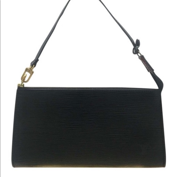 Louis Vuitton Handbags - Louis Vuitton Epi Pochette Clutch Wristlet Pouch
